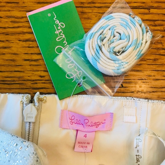 Lilly Pulitzer Remi Mini Stripe Metallic Dress NWT - Picture 8 of 8